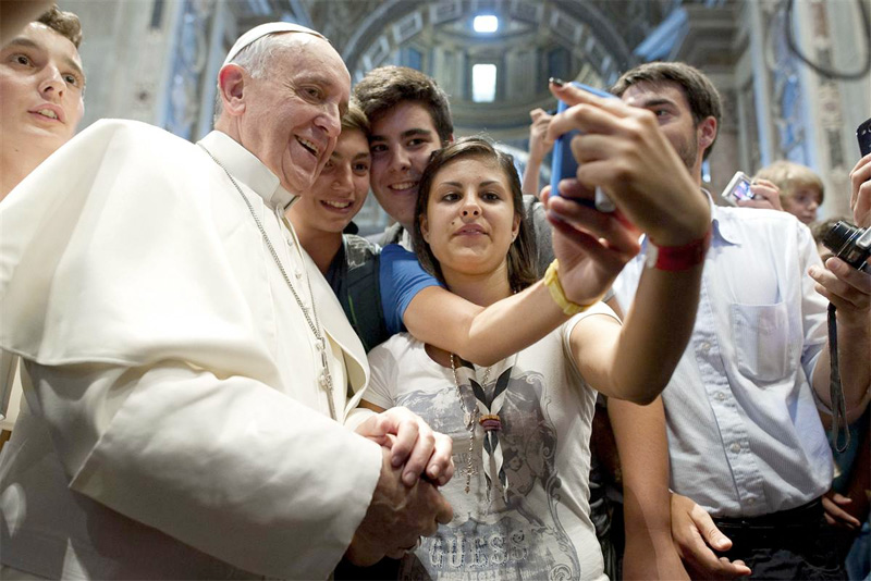 Selfie papale