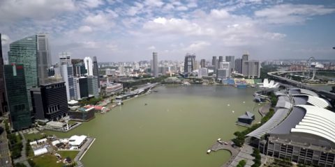 Video Droni. Singapore: ecco come una società di costruzioni usa il drone per celebrare se stessa
