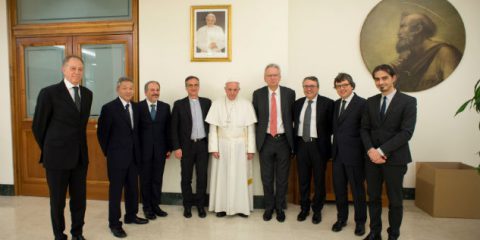 Papa Francesco a Eutelsat, Globecast e Sony: sostenete la riforma dei media
