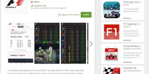App4Italy. La recensione del giorno, Official F1 App