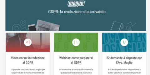 MailUp, online l’hub di contenuti speciali sul GDPR