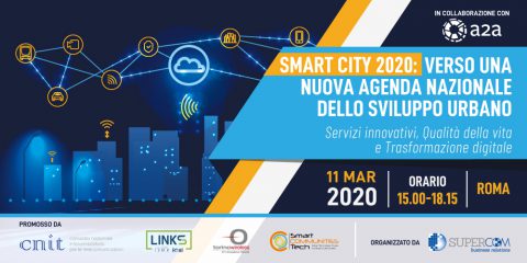 Save the Date: Smart City 2020. Roma, 11 marzo 2020