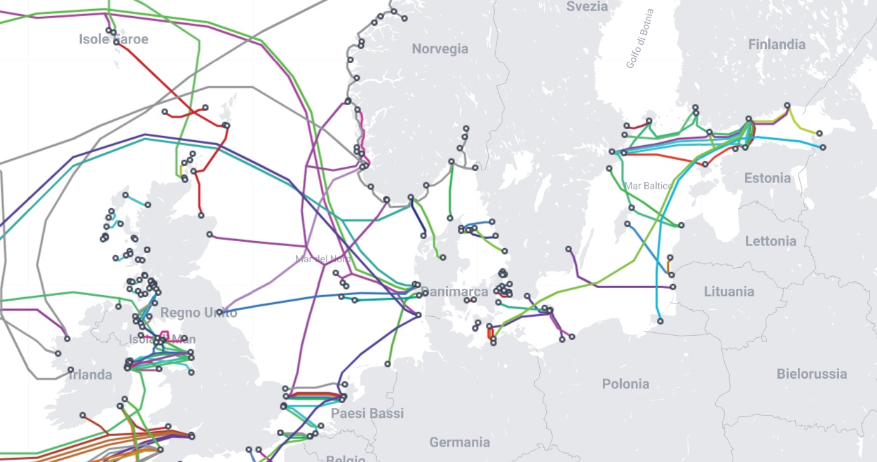 I cavi sottomarini e la sorveglianza ‘acustica’ basata su fibre ottiche. Primi test nel Mare del Nord