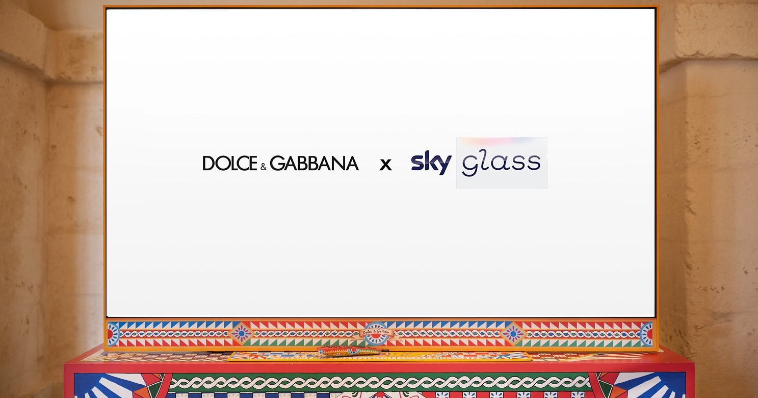 Sky Glass firmata Dolce&Gabbana in edizione limitata