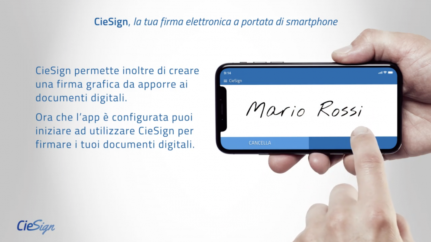 Firma con CIE - CieSign - Carta di Identità Elettronica (CIE)