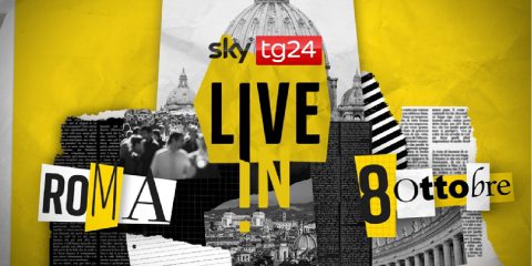 Sky TG24 Live In Roma, l’8 ottobre dalle Corsie sistine con decine di ospiti per raccontare il Paese