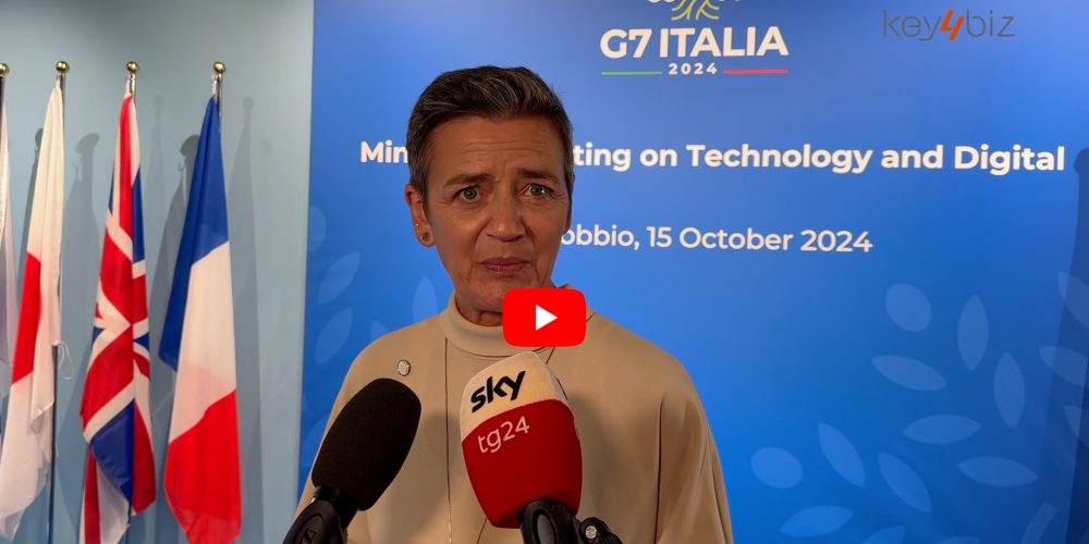 Vestager a Key4biz: “Starlink? “Puntare su tecnologie Ue, come Galileo e Copernicus”