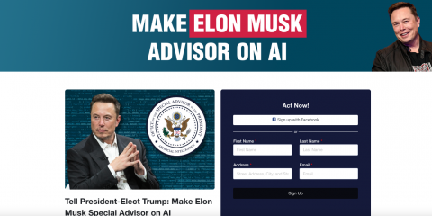 Elon Musk alla guida della politica statunitense sull’AI?