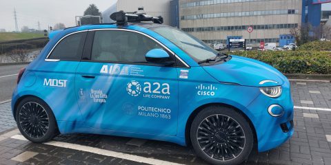 Mobilità condivisa a guida autonoma, primi test a Brescia con a bordo A2A