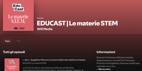 iliad e Will lanciano Educast, il nuovo podcast per imparare le materie S.T.E.M