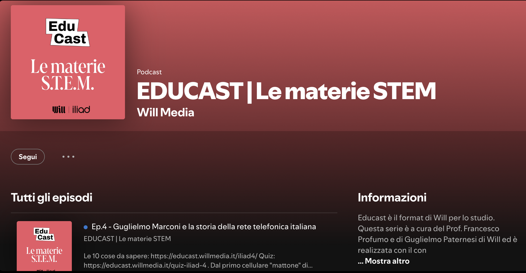 iliad e Will lanciano Educast, il nuovo podcast per imparare le materie S.T.E.M