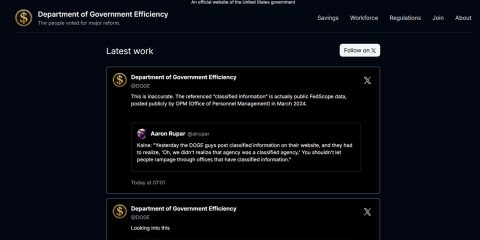 DOGE userà l’AI per valutare le risposte dei lavoratori federali a un’email di Elon Musk