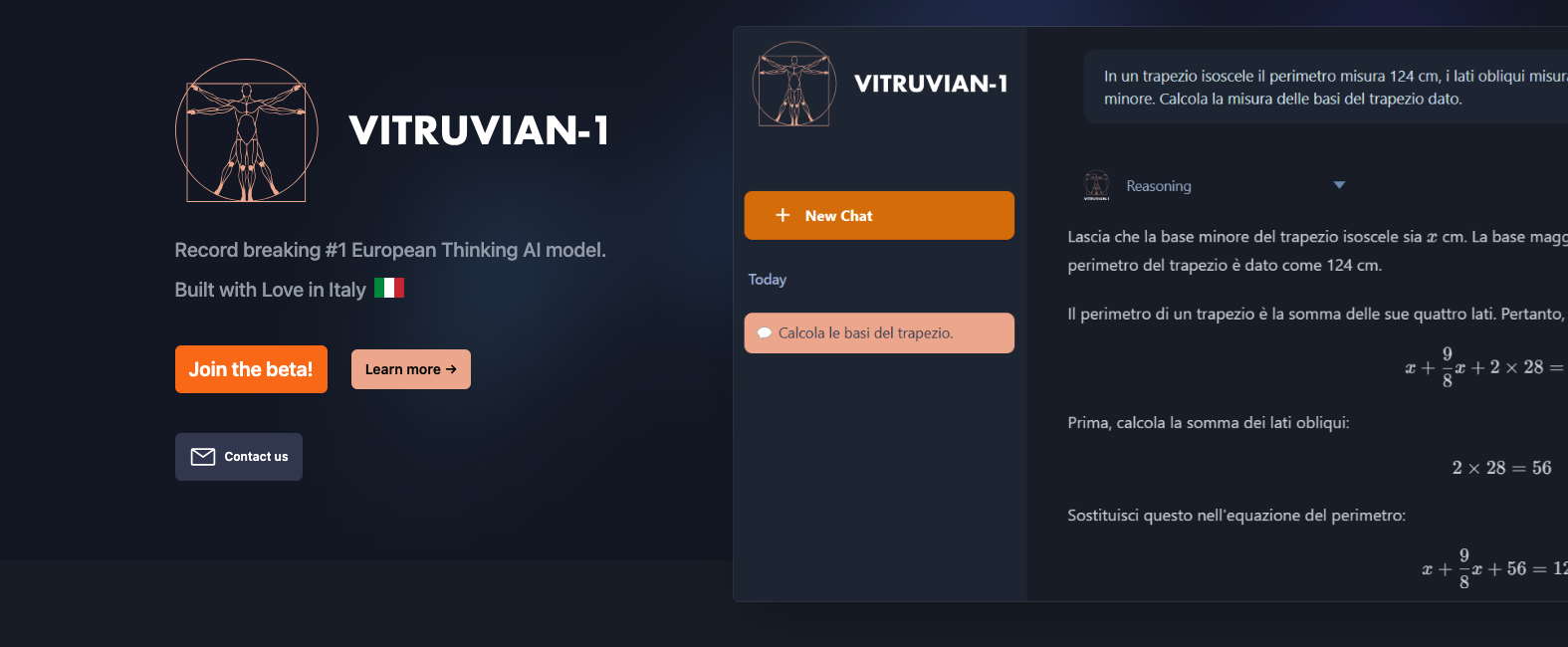 AI. Vitruvian-1 è operativo, l’Italia sfida i giganti. Non è un chatbot, ma un modello che ragiona. Lo spiega il CEO