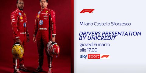 Sky, il 6 marzo la diretta della presentazione della scuderia Ferrari